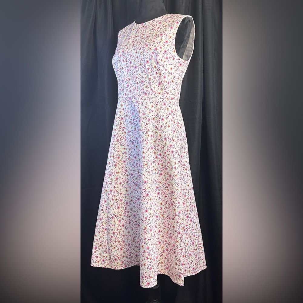 NWT Draper James Floral Sleeveless Midi Dress Size 6 d3